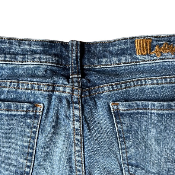 Women's Kut from the Kloth Mia Cropped Raw Hem Skinny Stretch Denim Jean Size 2 - Picture 12 of 14